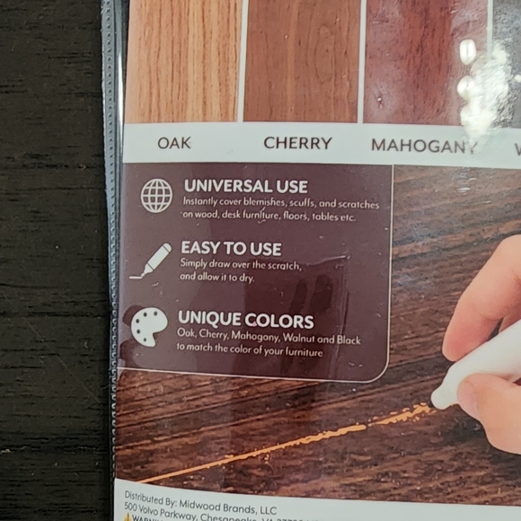 COLORWAYS WOOD REPAIR MARKER KIT 5 UNIQUE WOOD COLORS. - Picture 3 of 5